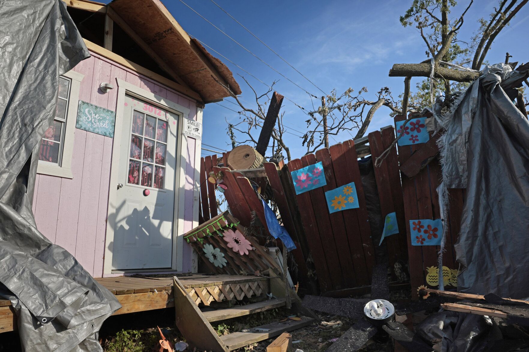 Residents vow to never leave tornado-ravaged property